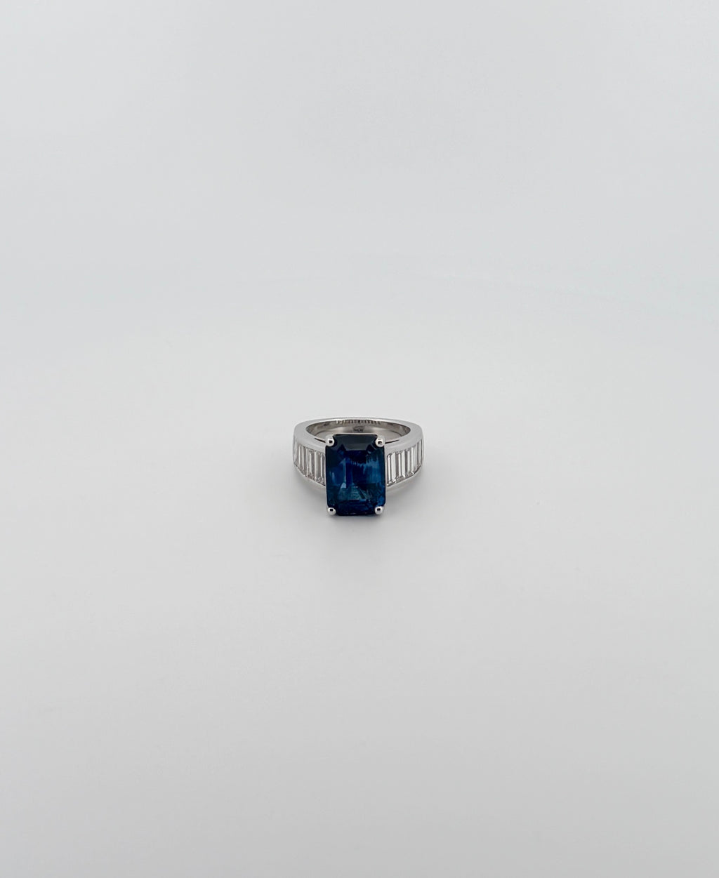 Sapphire and Diamond Statement Ring - GIA Certified Natural