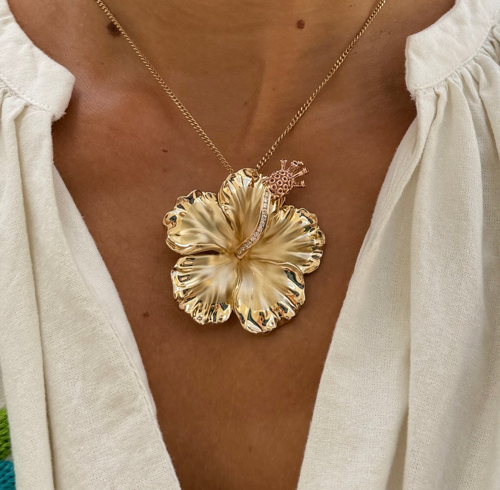 Hibiscus Pendant