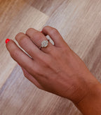 Radiant 3-Stone Engagement Ring - Lab
