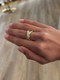 Diamond Bow Ring