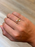 Pear Diamond Wrap Ring