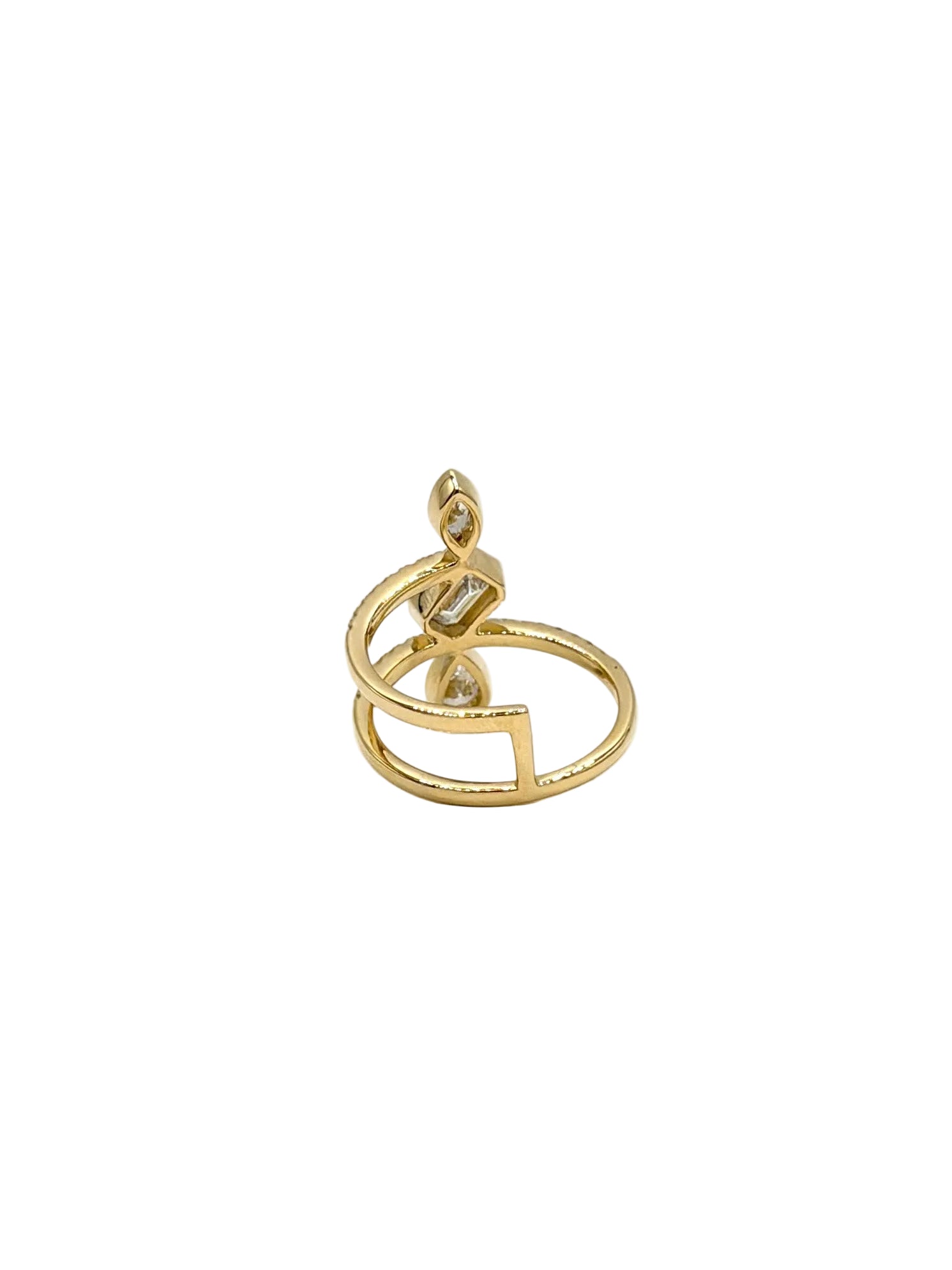 Trio Wrap Ring - Lab grown