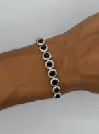 Elegant Sapphire Bangle