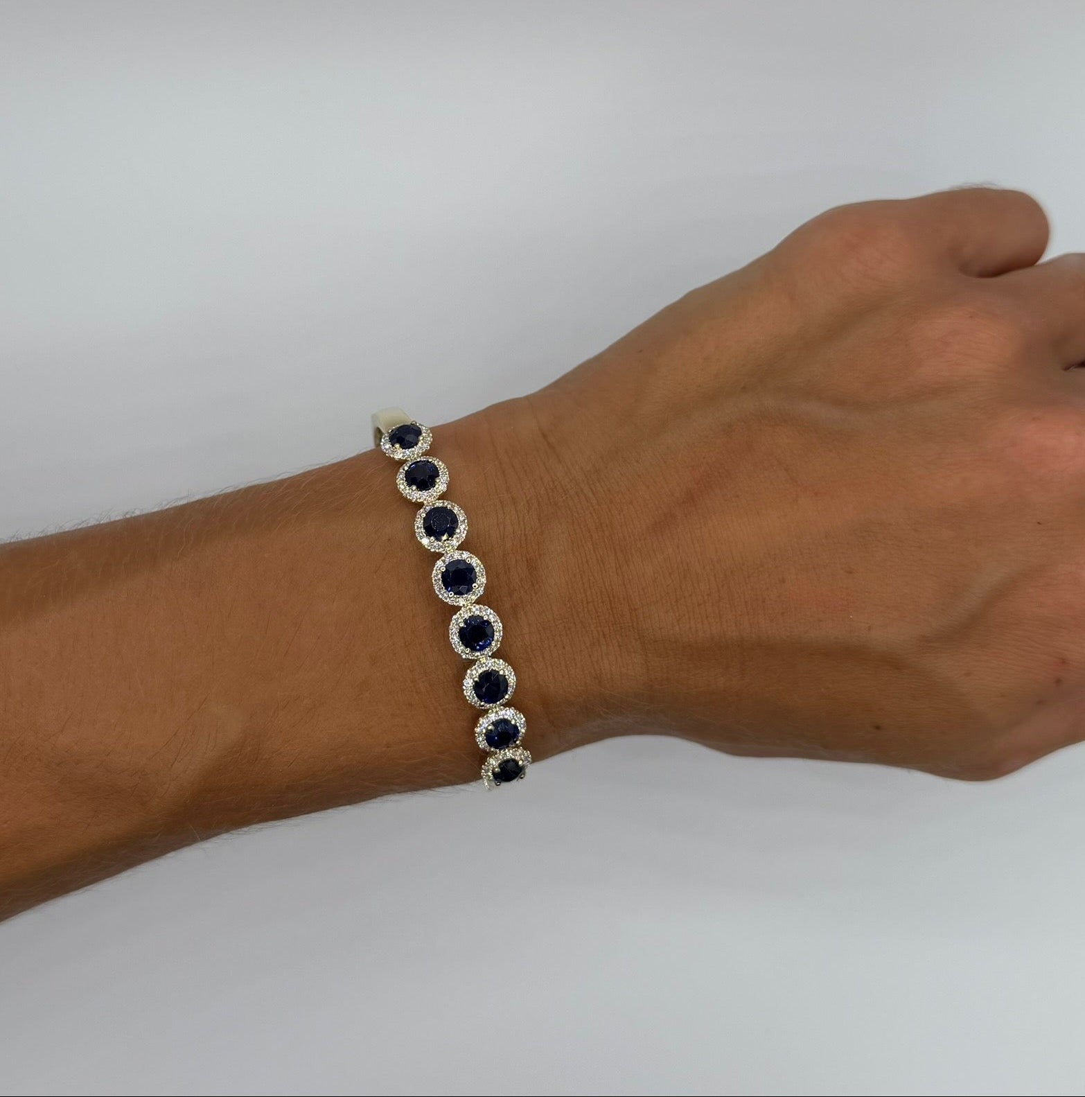 Elegant Sapphire Bangle