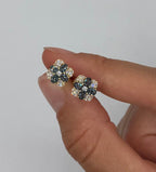 Alexandrite Flower Studs
