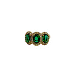 Emerald Trio Ring - PREORDER