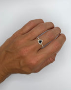 IGI Trillion Cut Alexandrite Ring