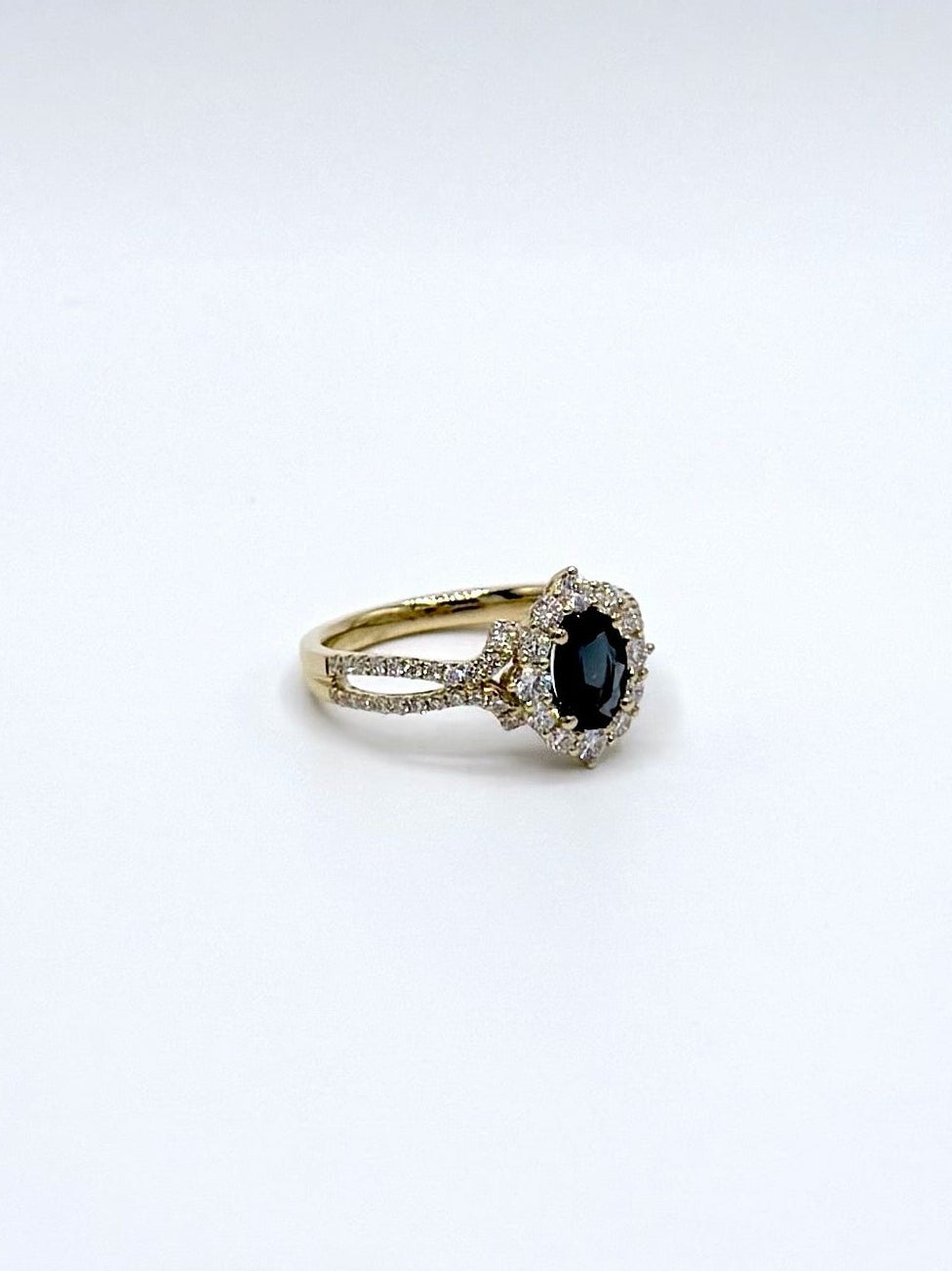 GIA Alexandrite Floral Halo Ring