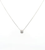 IGI Lab Diamond Pendant Bezel Necklace