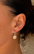 Yellow Diamond Earrings