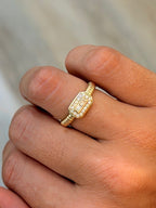 Deco Diamond Ring