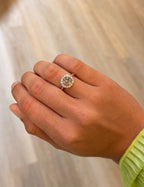 Chocolate Diamond Cluster Ring