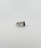 Sapphire and Diamond Statement Ring - GIA Certified Natural