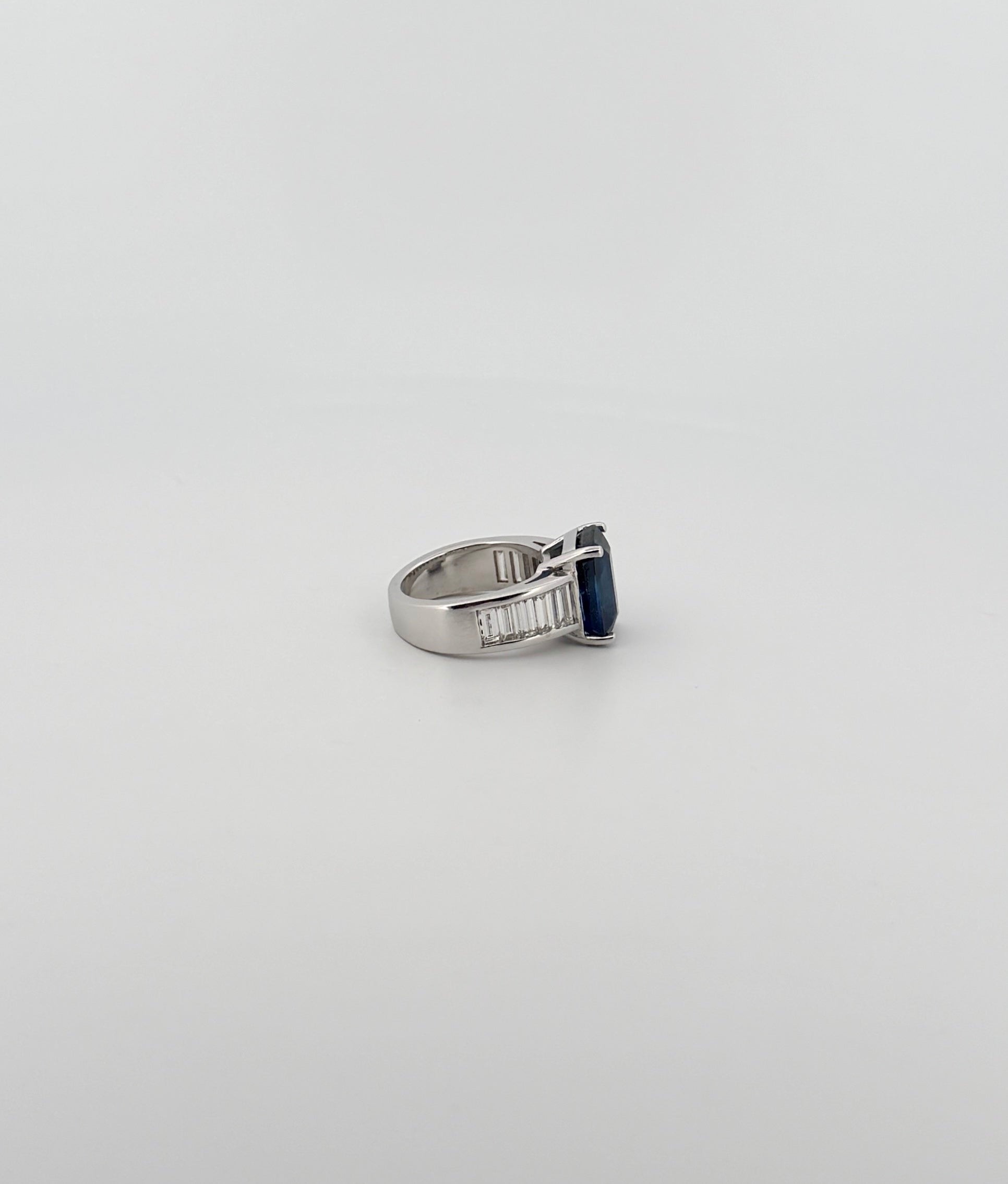 Sapphire and Diamond Statement Ring - GIA Certified Natural