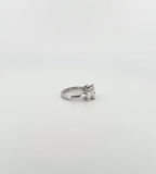 Princess Trio Ring - IGI Lab Diamonds, 14kt White Gold