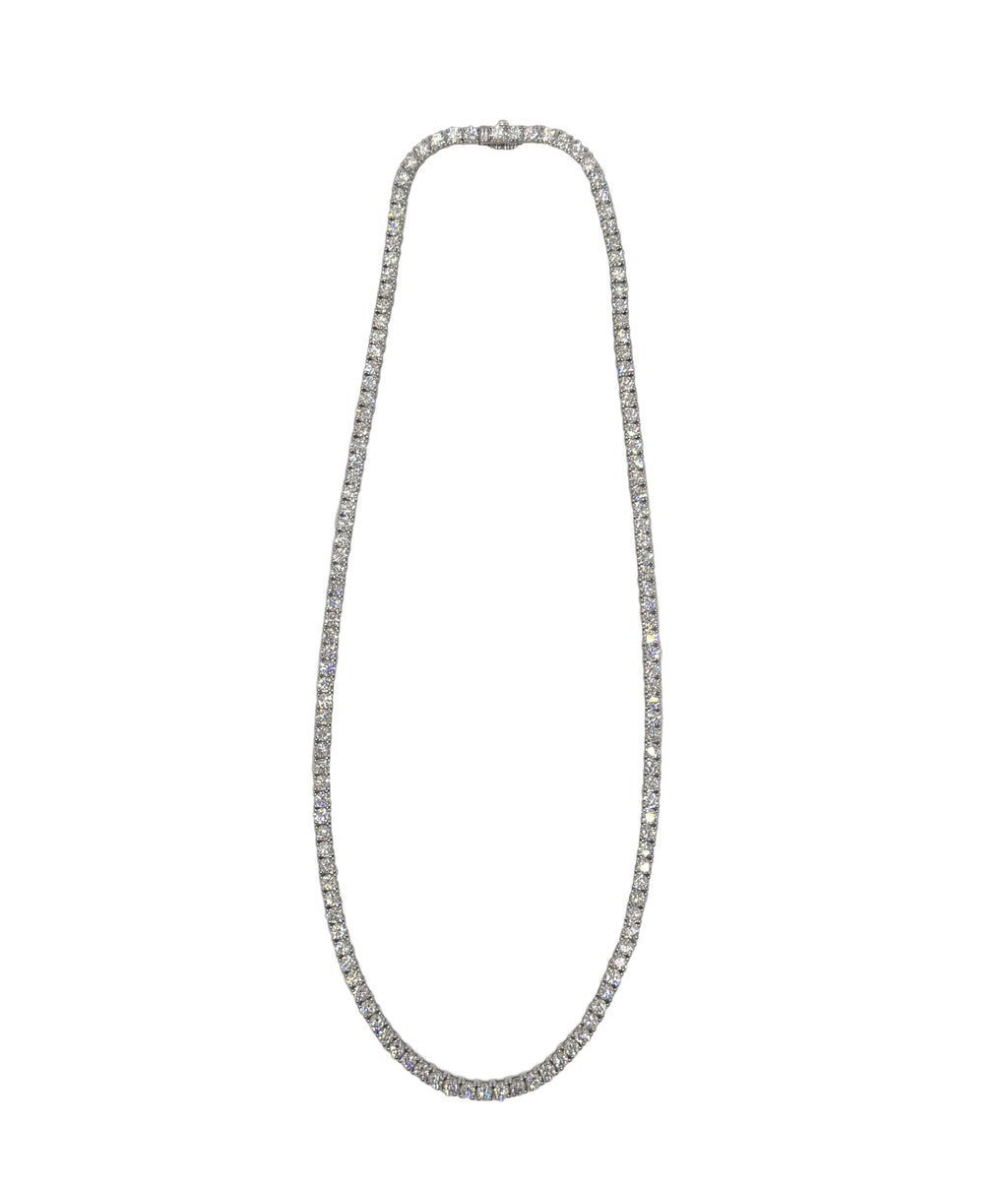 Twelve Carat Diamond Tennis Necklace - PREORDER