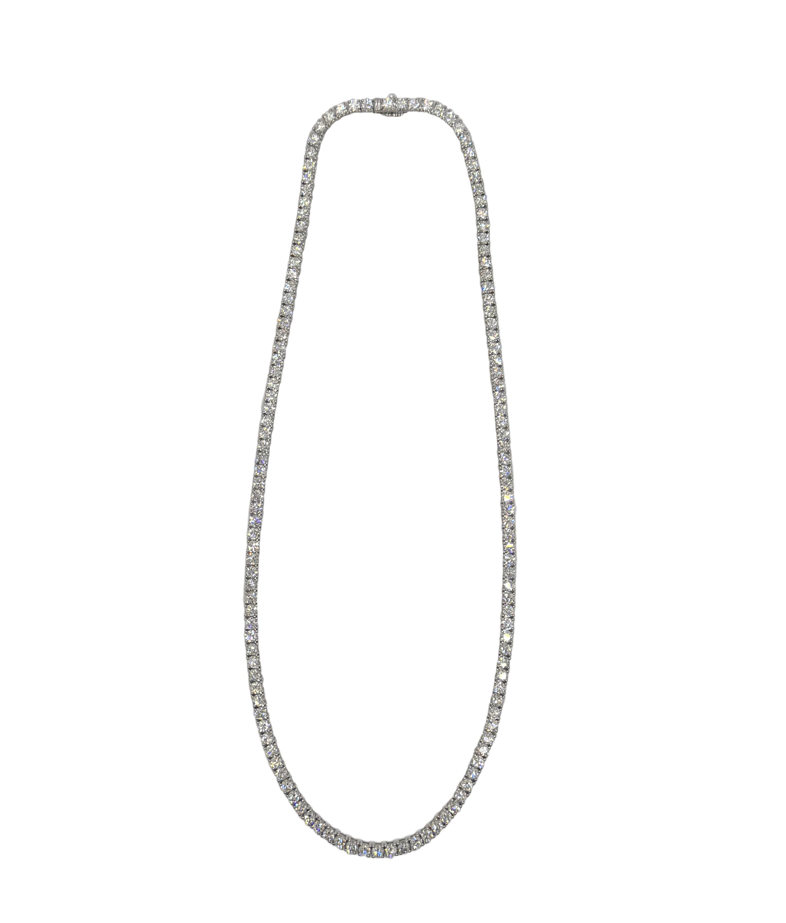 Twelve Carat Diamond Tennis Necklace - PREORDER