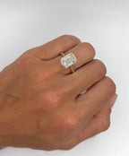 Radiant Cut Solitare Lab Diamond Ring