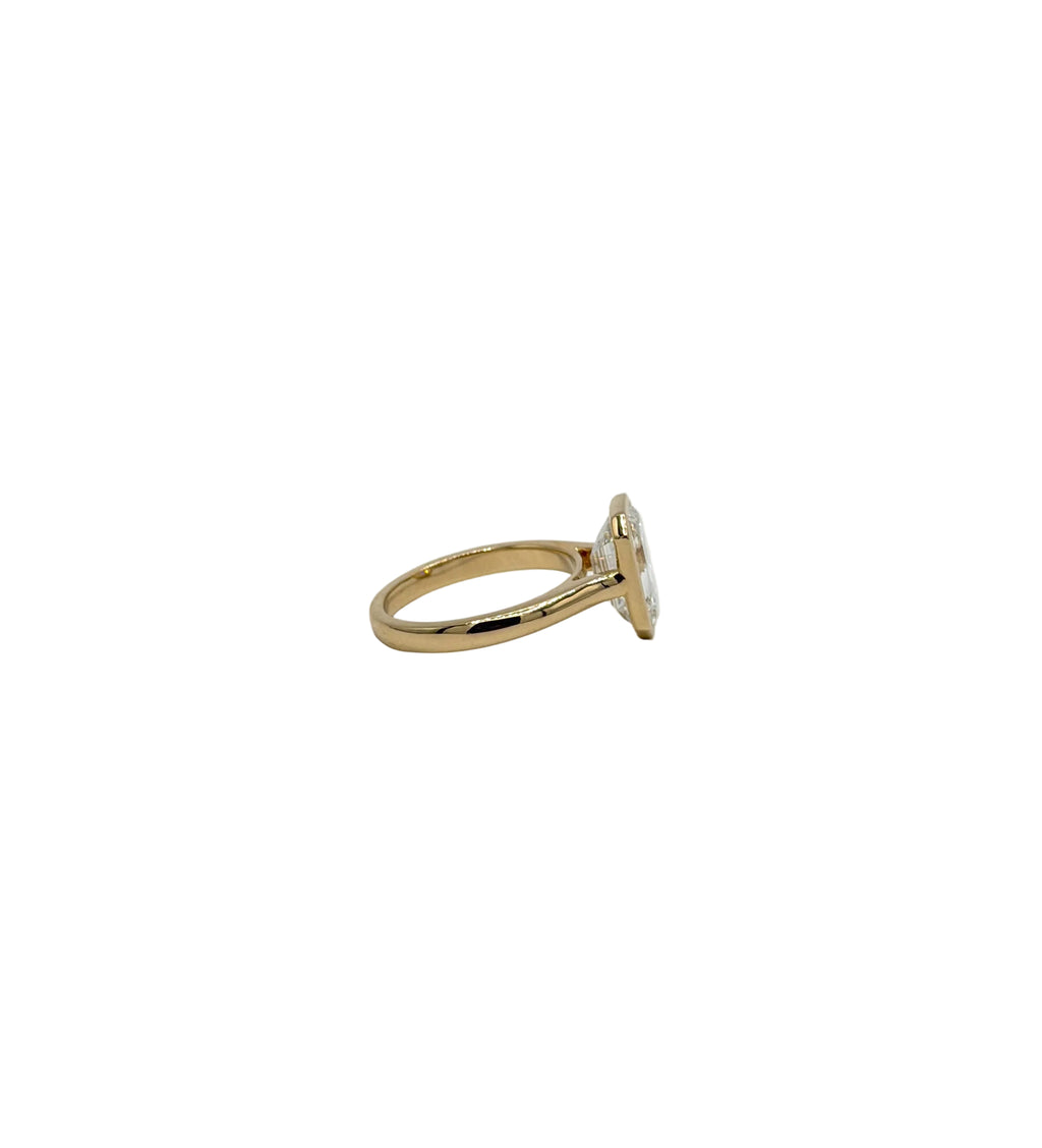 Radiant Cut Solitare Lab Diamond Ring