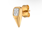 Emerald Cut Spike Studs - PREORDER