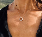 Round Diamond Wreath Pendant