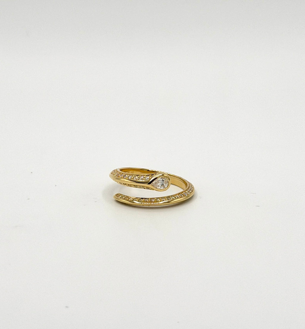 Snake Wrap Diamond Ring
