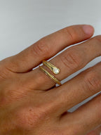 Snake Wrap Diamond Ring