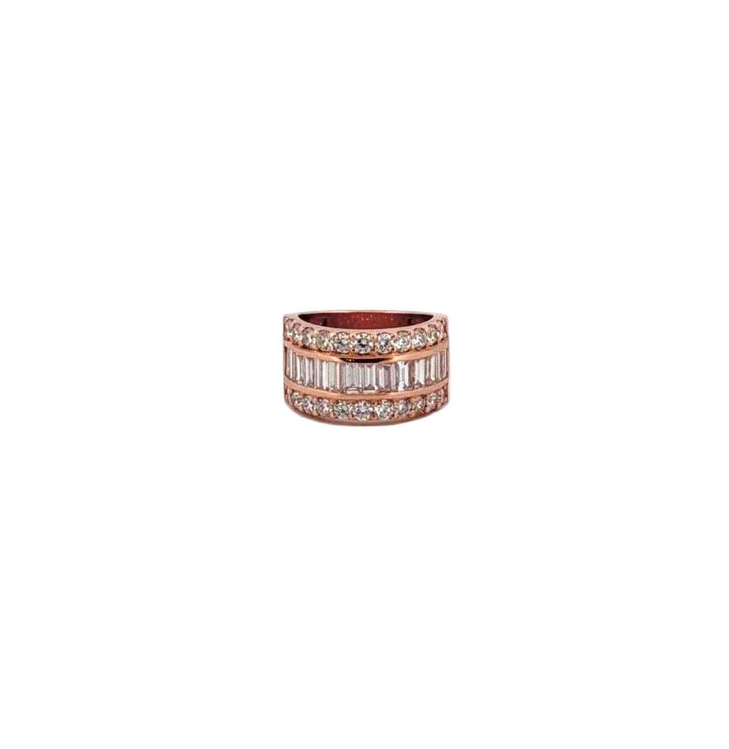 Rose Gold Diamond Cocktail Ring