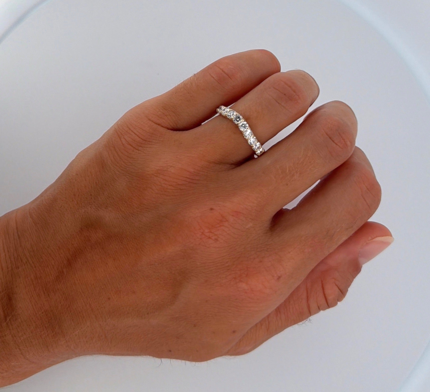 Diamond Wave Ring - One Carat