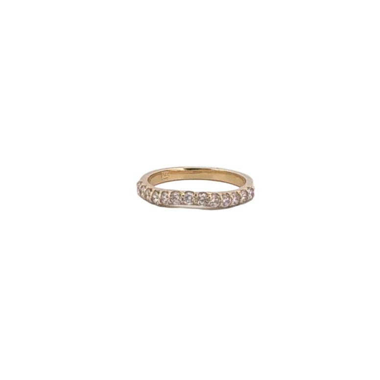 Half Carat Wave Ring