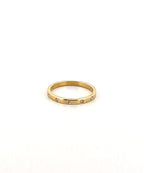 Dainty Flush Round Diamond Band
