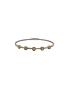 Cushion Yellow Diamond Flexi Bangle