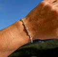 Cushion Yellow Diamond Flexi Bangle