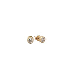 Bezel Set Lab Diamond Studs