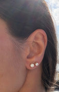 Bezel Set Lab Diamond Studs