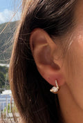 Lab Diamond Twist Hoops