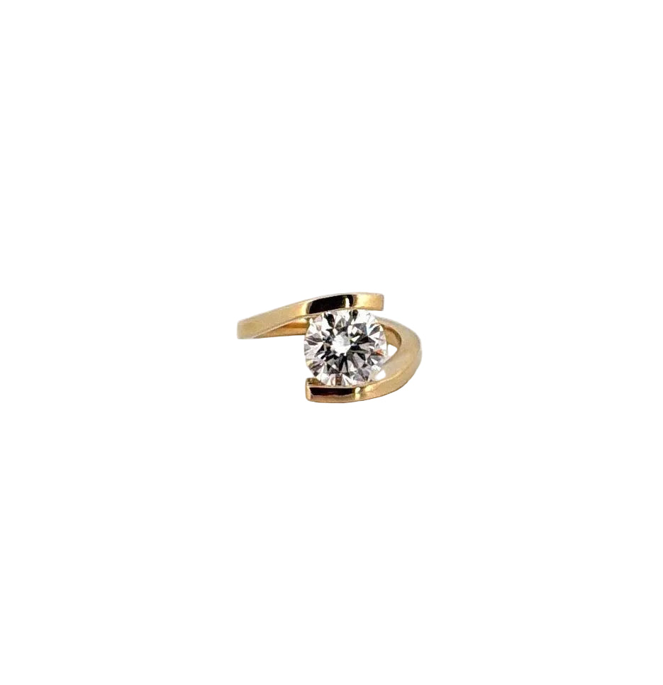 Three Carat IGI Lab Diamond Bypass Ring