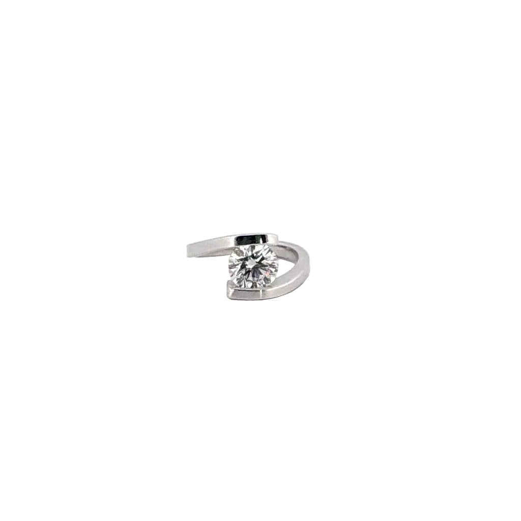 Two-Carat Lab Diamond Bypass Ring - IGI Certified