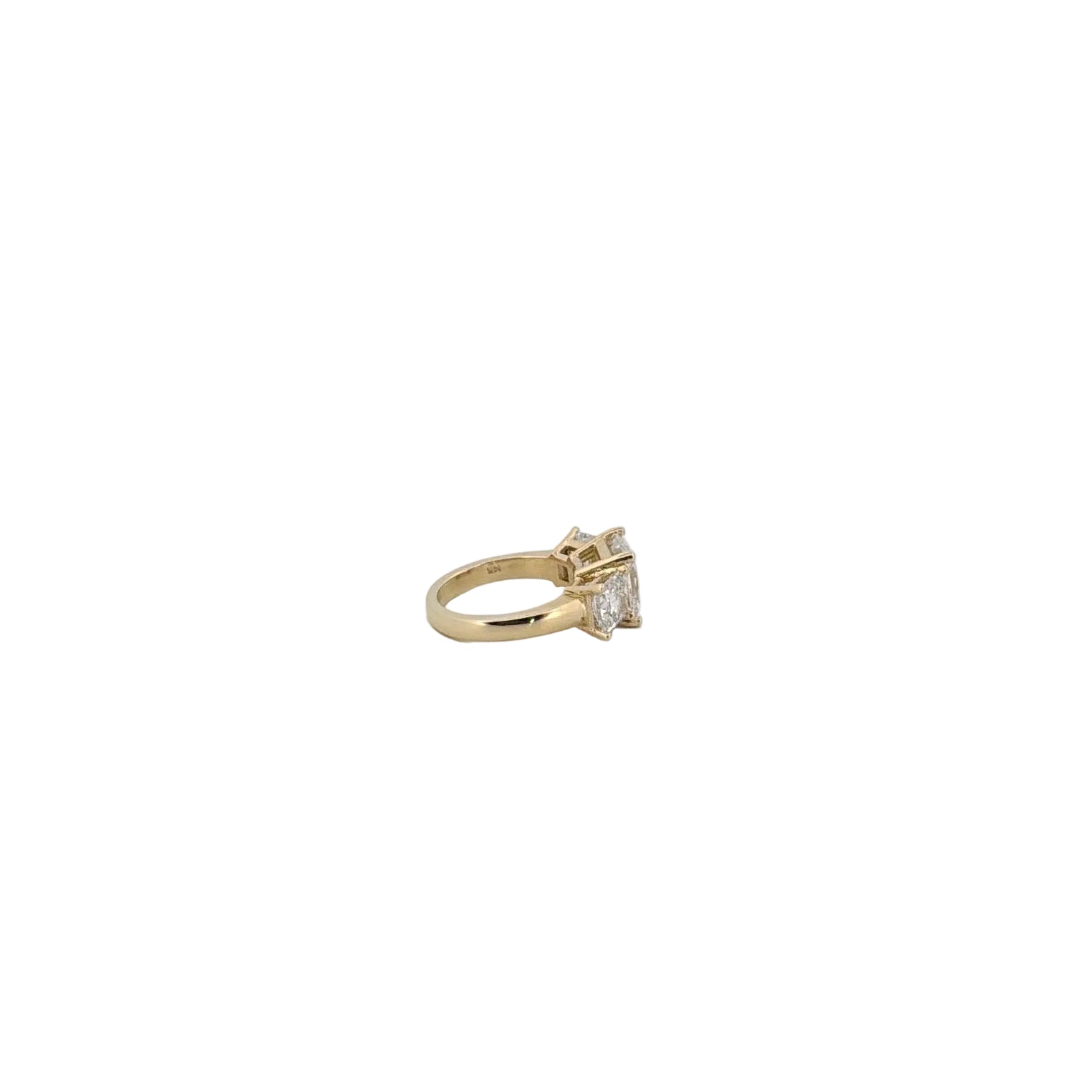 IGI Princess Cut Lab Diamond Trio Ring