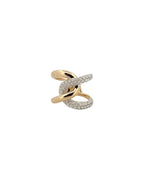 Intertwining Chunky Cocktail Ring