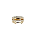 Pavé and Bezel Set Diamond Cocktail Ring - PREORDER