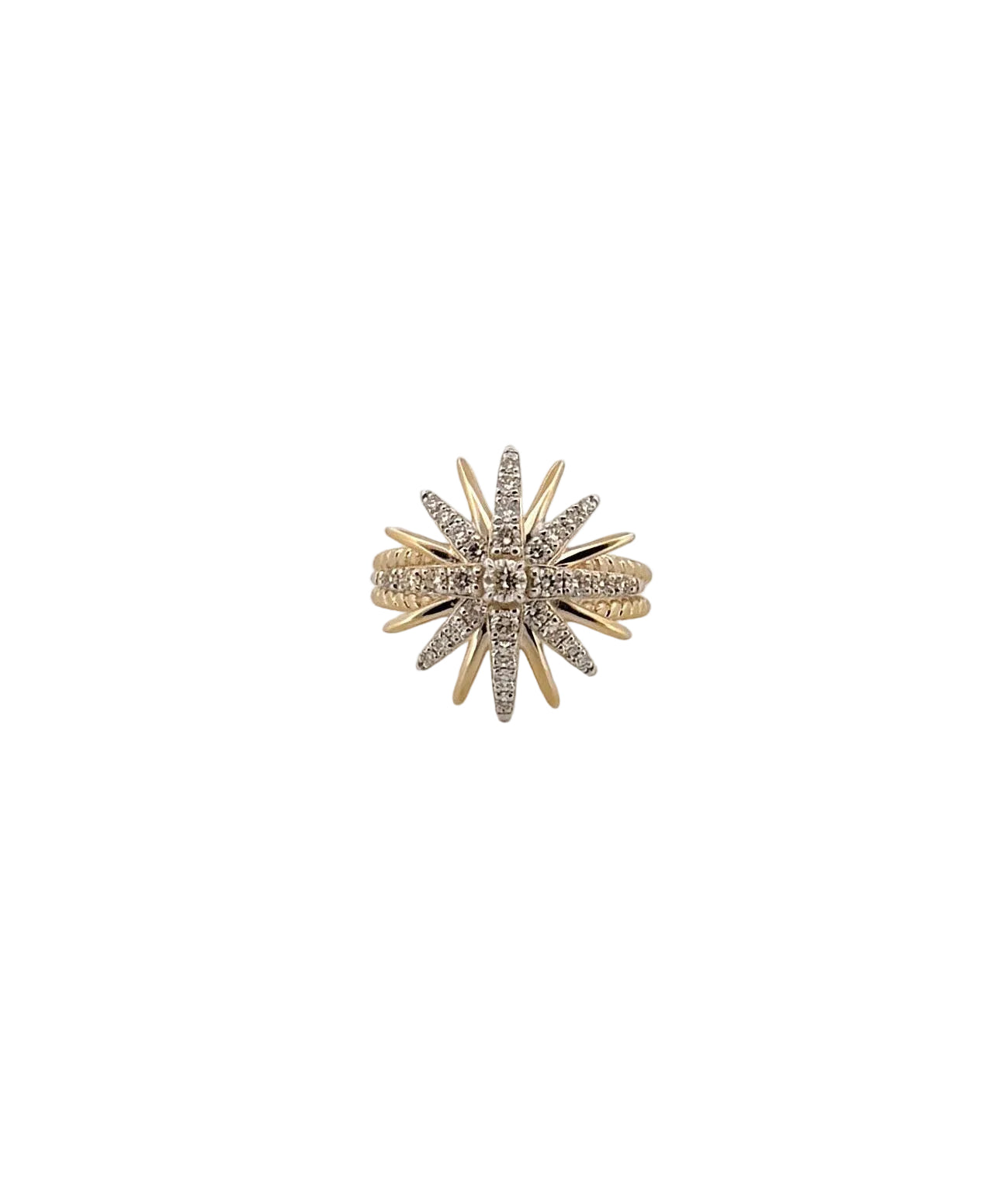 Starburst Diamond Cocktail Ring