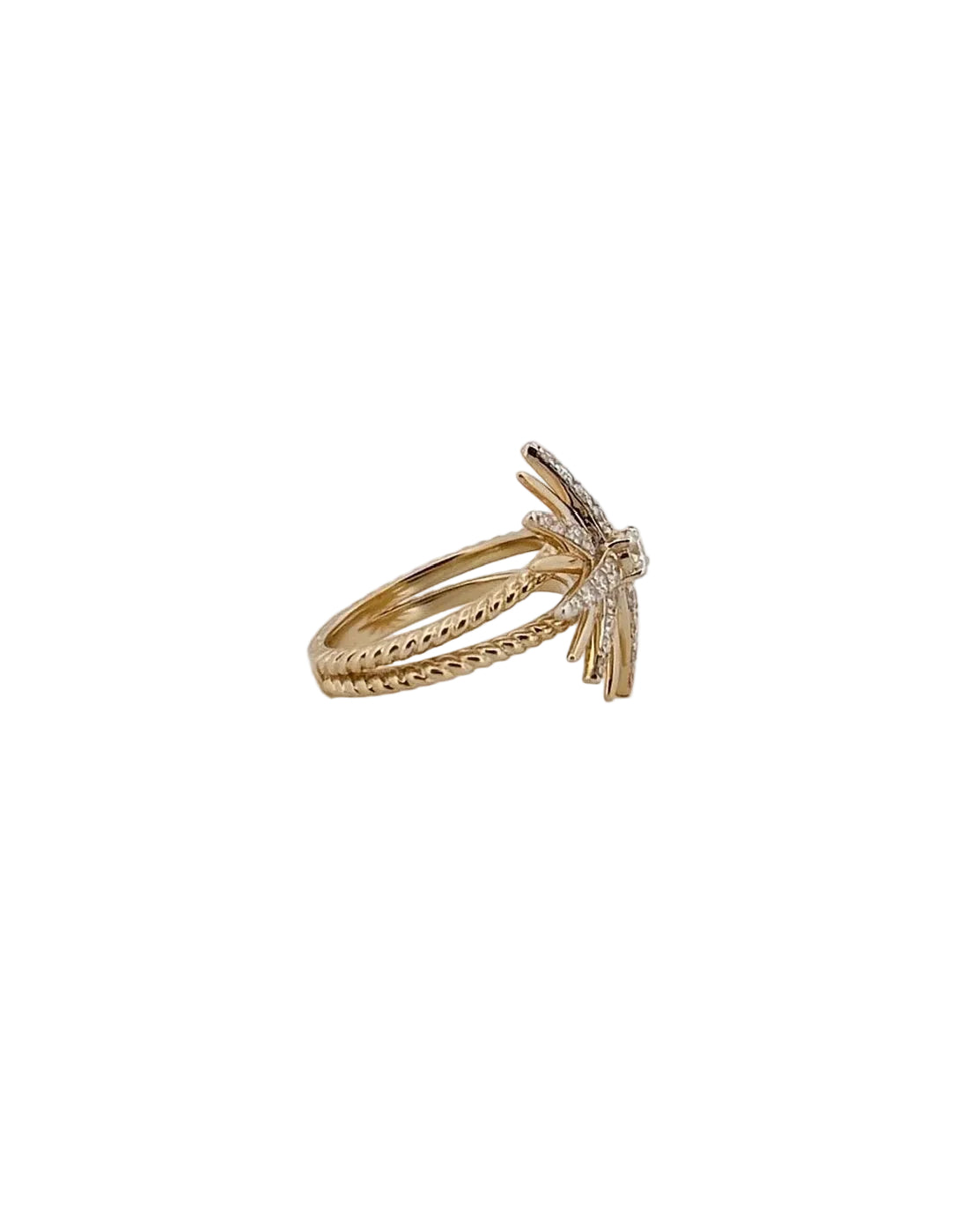 Starburst Diamond Cocktail Ring
