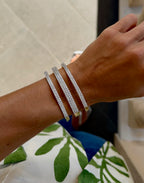 Three-Row Statement Diamond Cuff