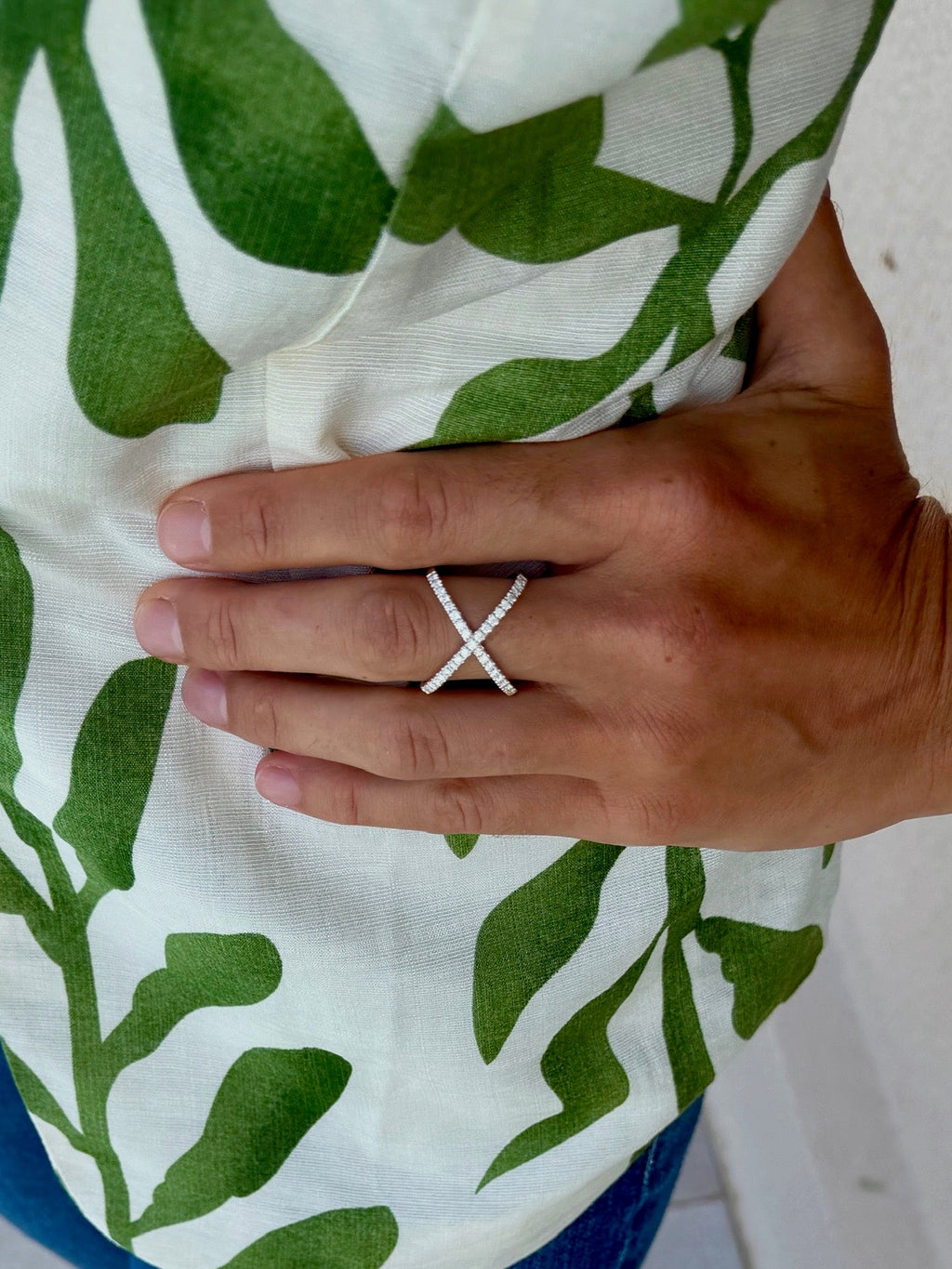 X Cocktail Ring