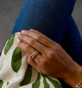 Layered Waves Ring