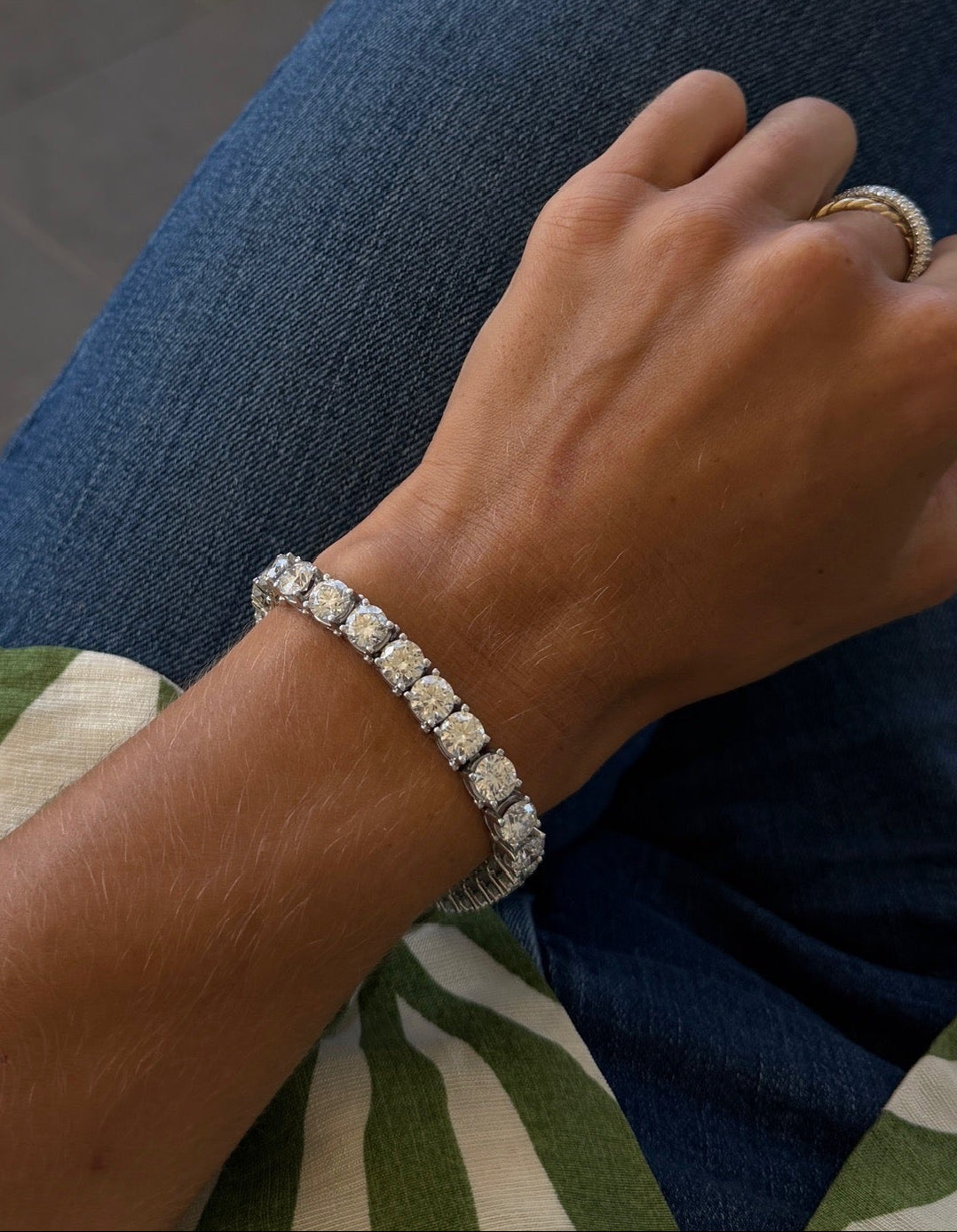 30 carat Lab Diamond Tennis Bracelet