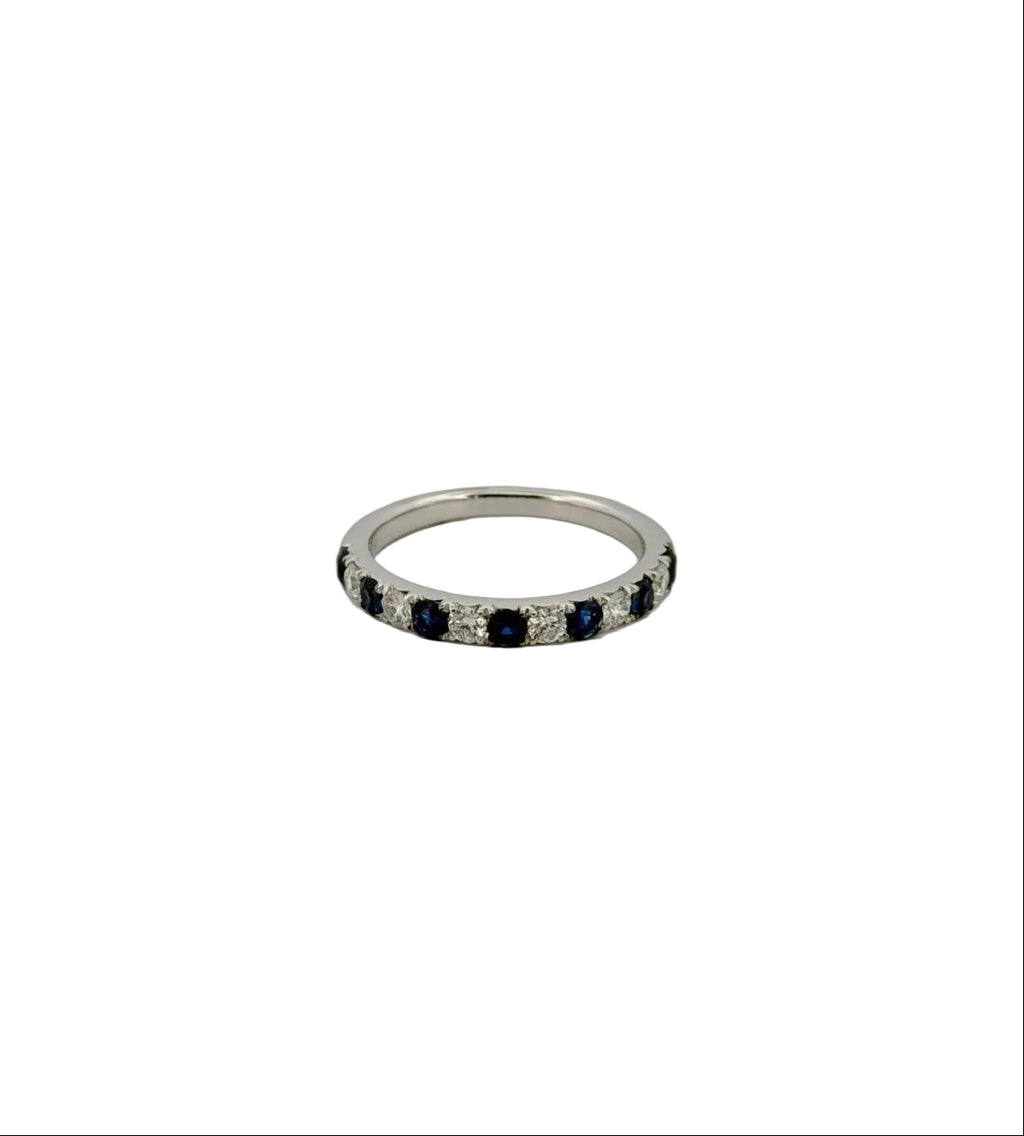 Medium Sapphire & Diamond Ring