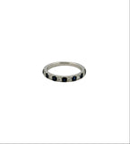 Medium Sapphire & Diamond Ring
