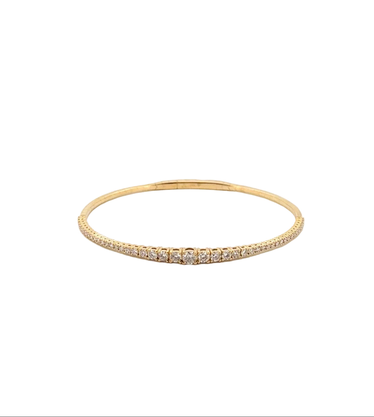 Graduated Diamond Flexi Bangle